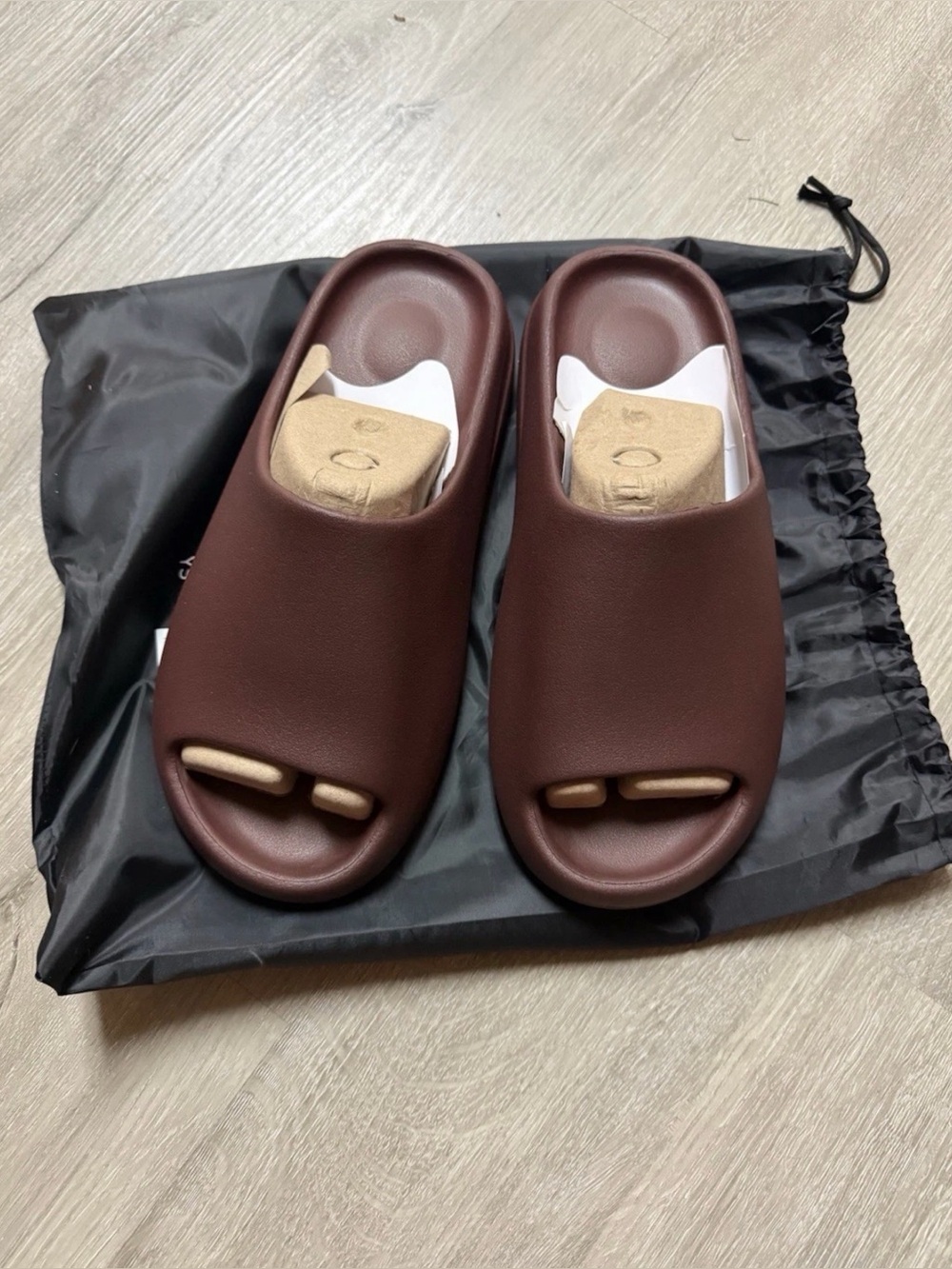 New Yeezy YS-01 Slide Fudge Brown ALL SIZES
